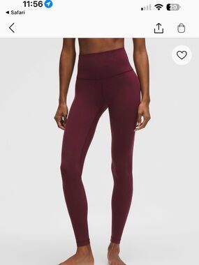 Lululemon Align size 2 25"